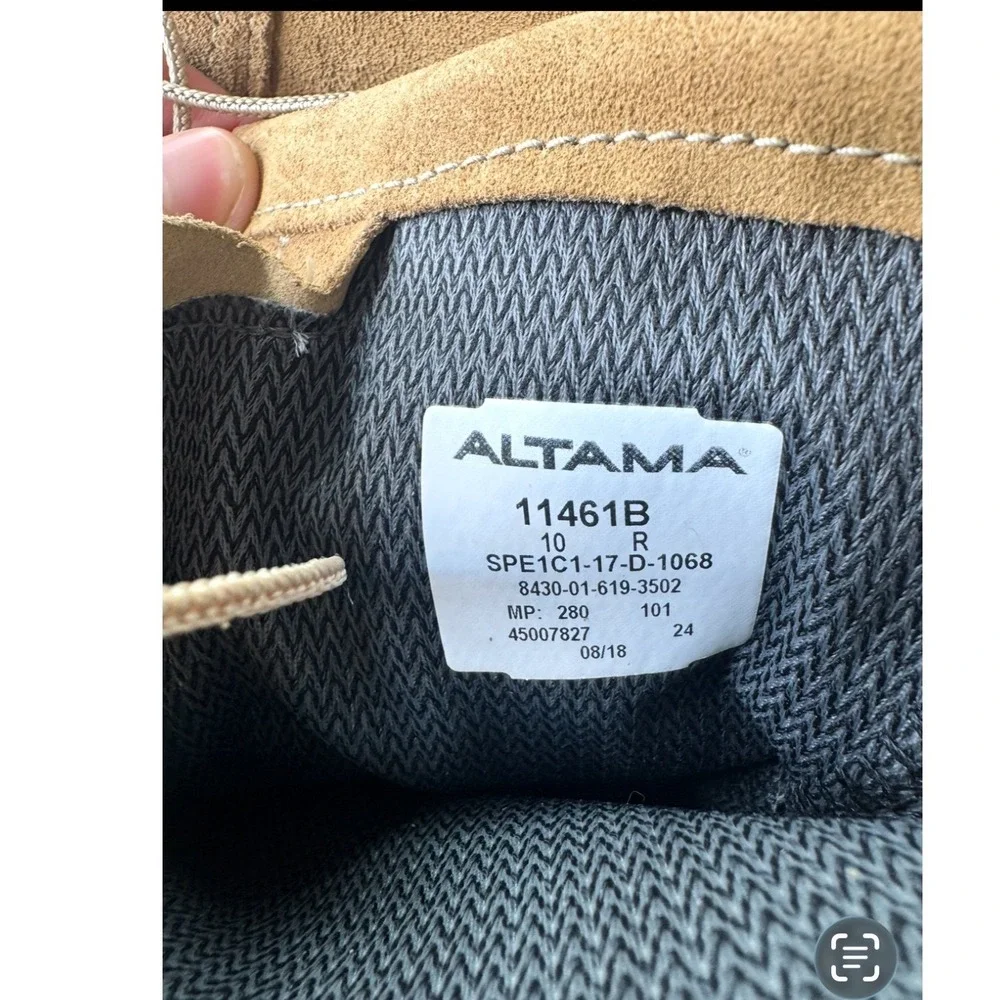 Altama 11461B Mens Gore-Tex Weather Combat Boots Tan Suede 10R NSN 8430016193502